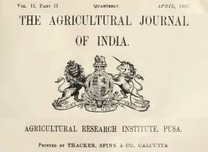 Agricultural Journal of India 1906